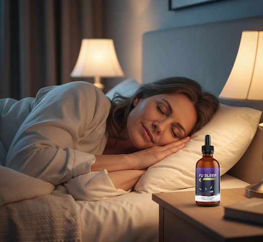 Yu Sleep deep restful nights natural sleep support on nightstand