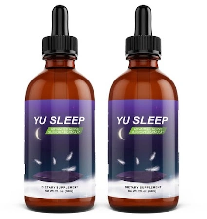 Yu Sleep official two bottle pack natural sleep support formula